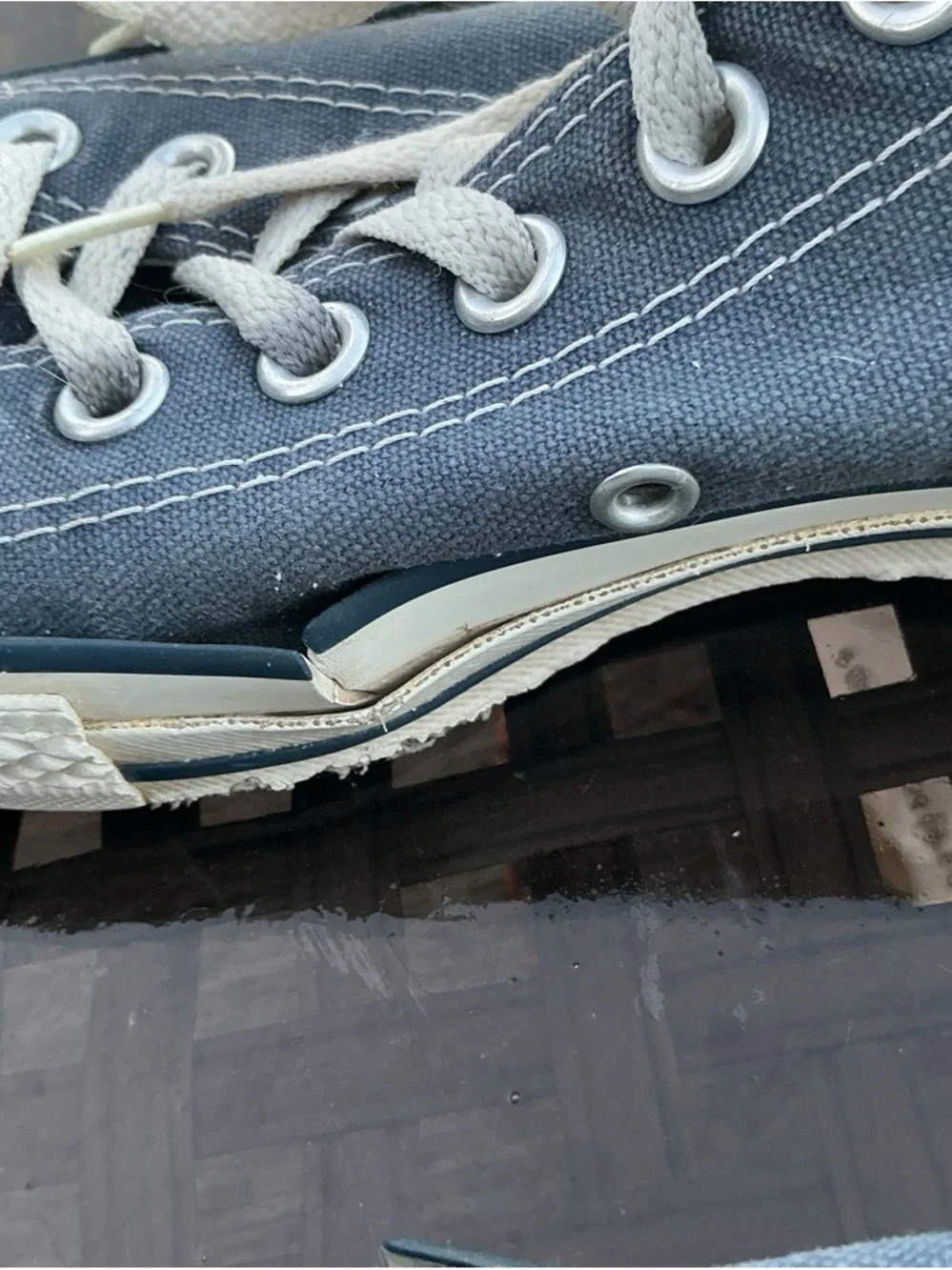 Converse Kids Low-Top Canvas Sneakers in Blue